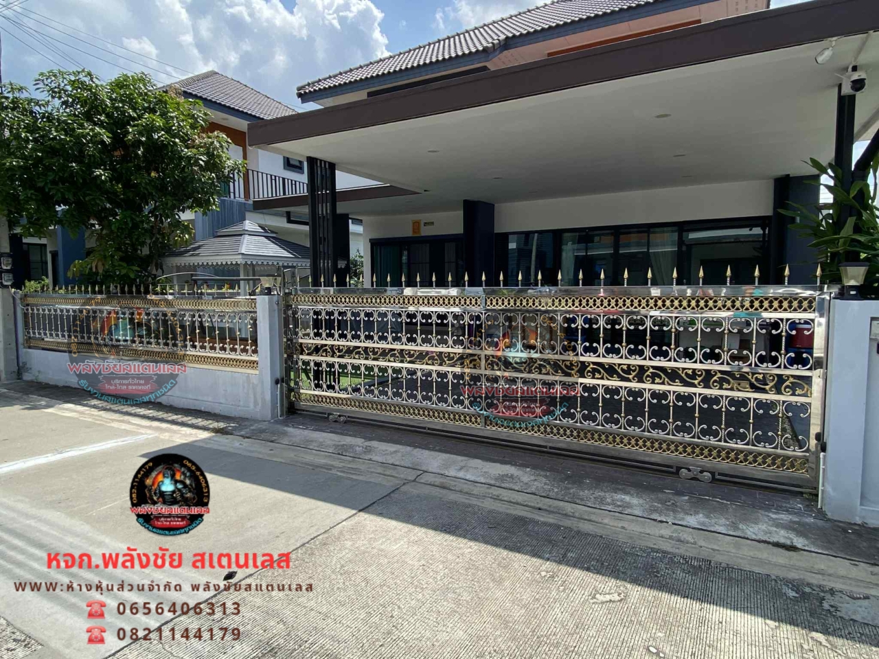 2025101011483602.jpg - ประตูรั้ว สแตนเลส304 | https://ห้างหุ้นส่วนจํากัดพลังชัยสแตนเลส.com