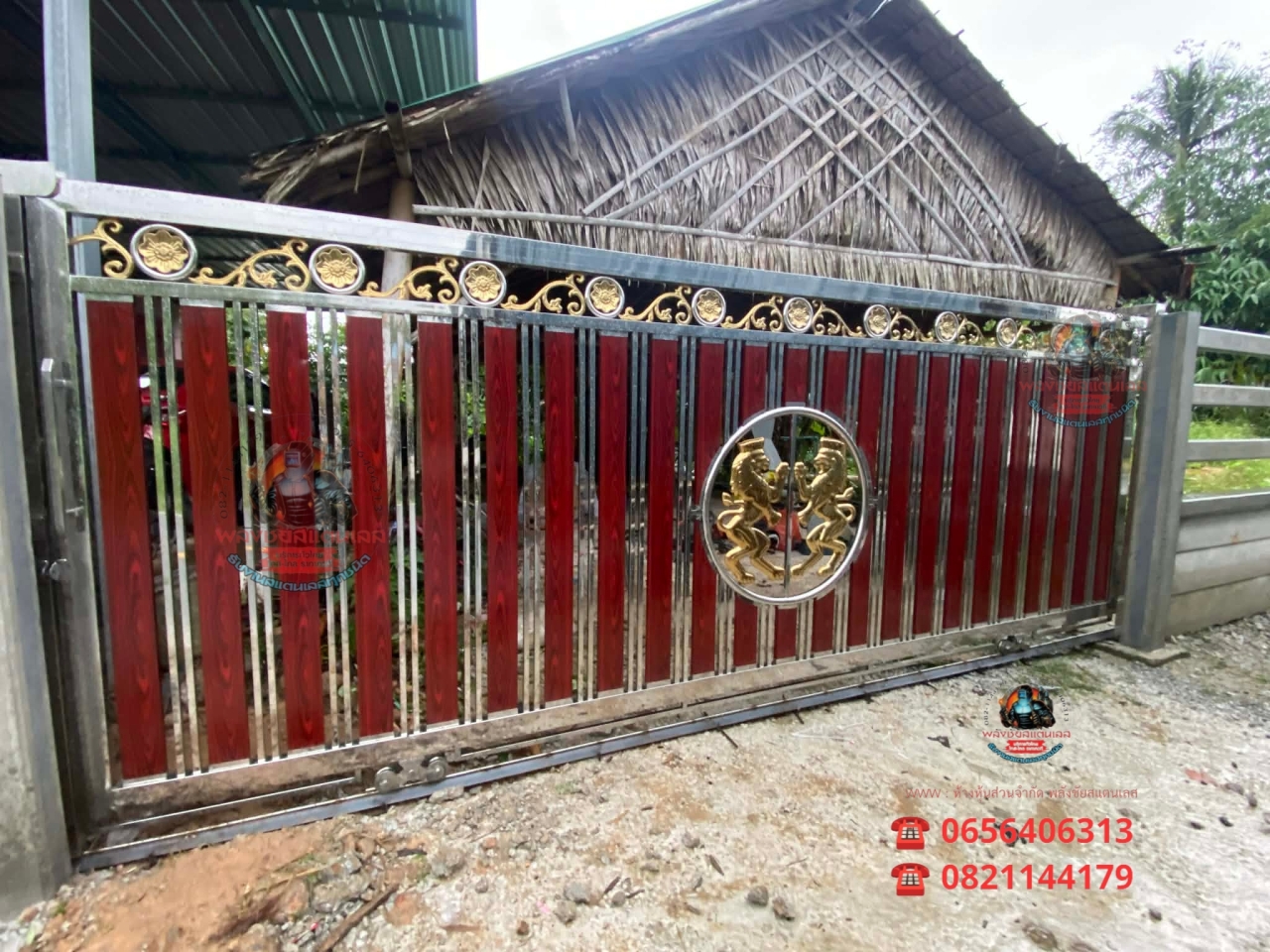 Picsart_25-11-22_19-41-16-090.jpg - ประตูรั้ว ลายสิงโตทองคู่ | https://ห้างหุ้นส่วนจํากัดพลังชัยสแตนเลส.com