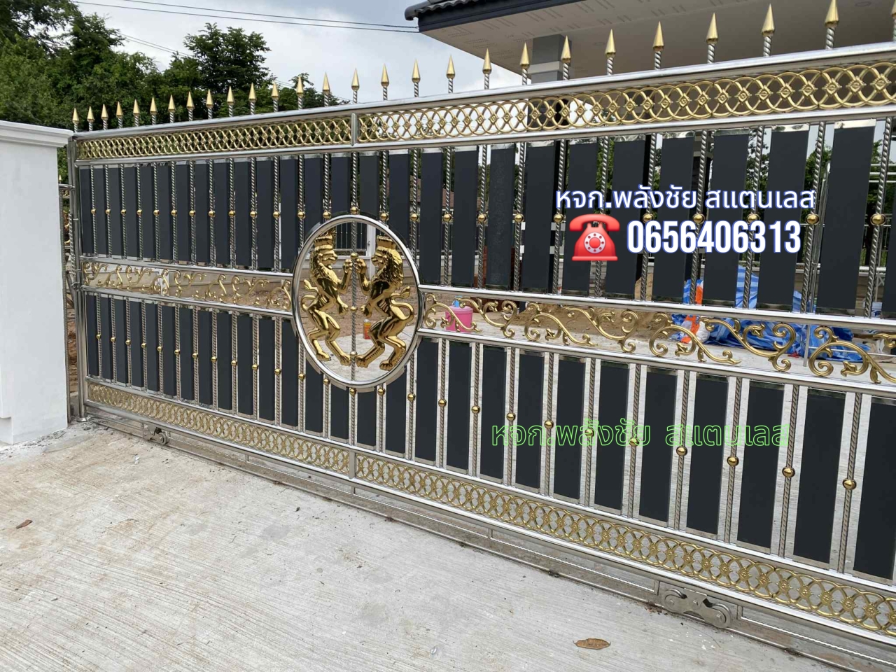 2025082318015801.jpg - งานประตูรั้ว สแตนเลส 304   | https://ห้างหุ้นส่วนจํากัดพลังชัยสแตนเลส.com