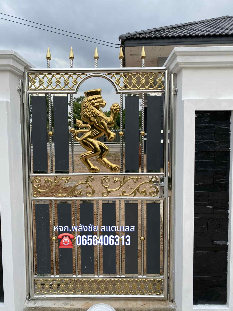 2025082318022890.jpg - งานประตูรั้ว สแตนเลส 304   | https://ห้างหุ้นส่วนจํากัดพลังชัยสแตนเลส.com
