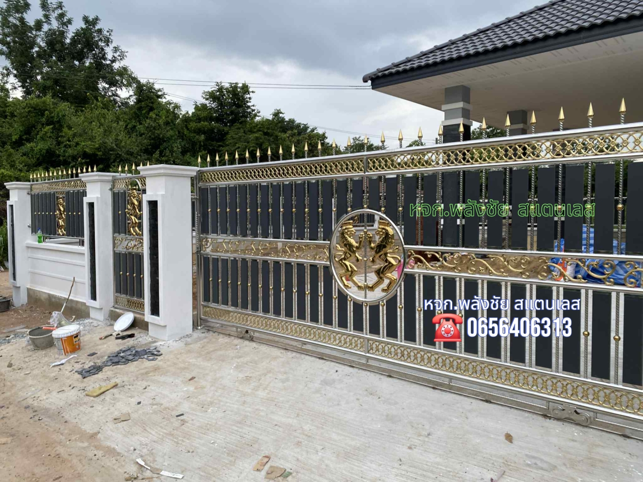 2025082318032624.jpg - งานประตูรั้ว สแตนเลส 304   | https://ห้างหุ้นส่วนจํากัดพลังชัยสแตนเลส.com