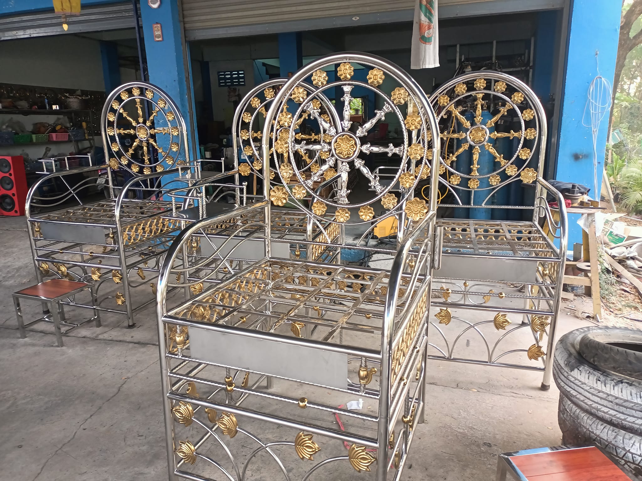 5 - https://ห้างหุ้นส่วนจํากัดพลังชัยสแตนเลส.com | ห้างหุ้นส่วนจำกัดพลังชัยสแตนเลส - รับงานสแตนเลสทุกชนิด รับทำรั้วสแตนเลส ประตูสแตนเลส ราวบันไดสแตนเลส หน้าต่างกันขโมยสแตนเลส สวย เนียน เสร็จเร็วทันใจ